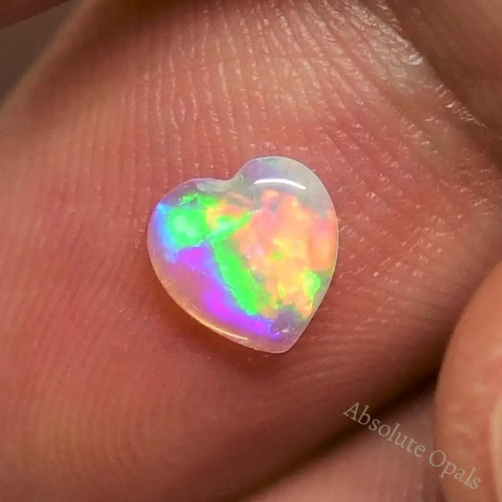 0.3 Cts Australian Solid Opal Cut Stone South Australia Crystal Light