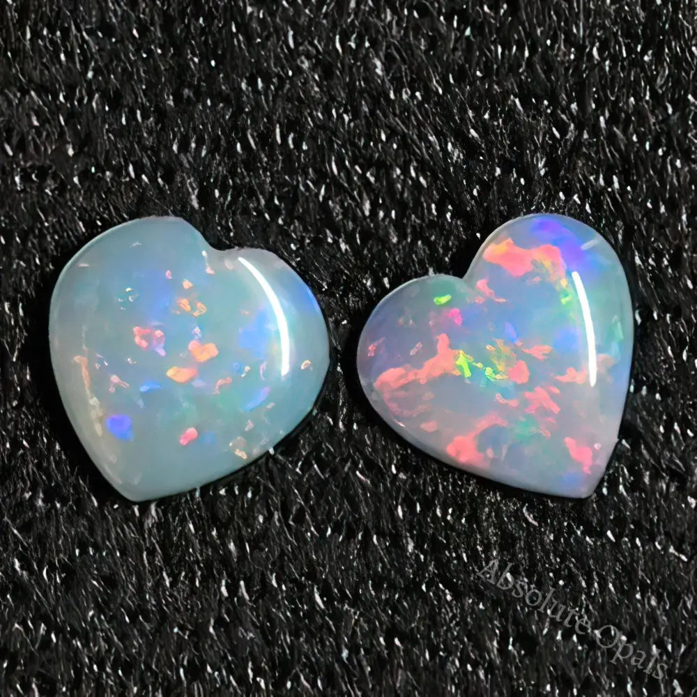 Opal Cabochon Pairs, Australian Solid Stone South Australia