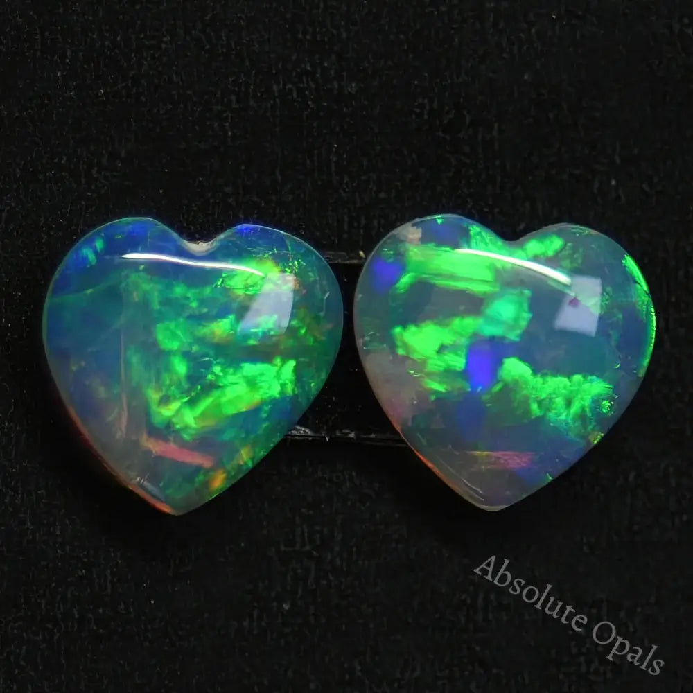 Opal Cabochon Pairs, Australian Solid Stone South Australia