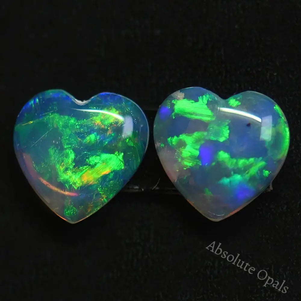 Opal Cabochon Pairs, Australian Solid Stone South Australia