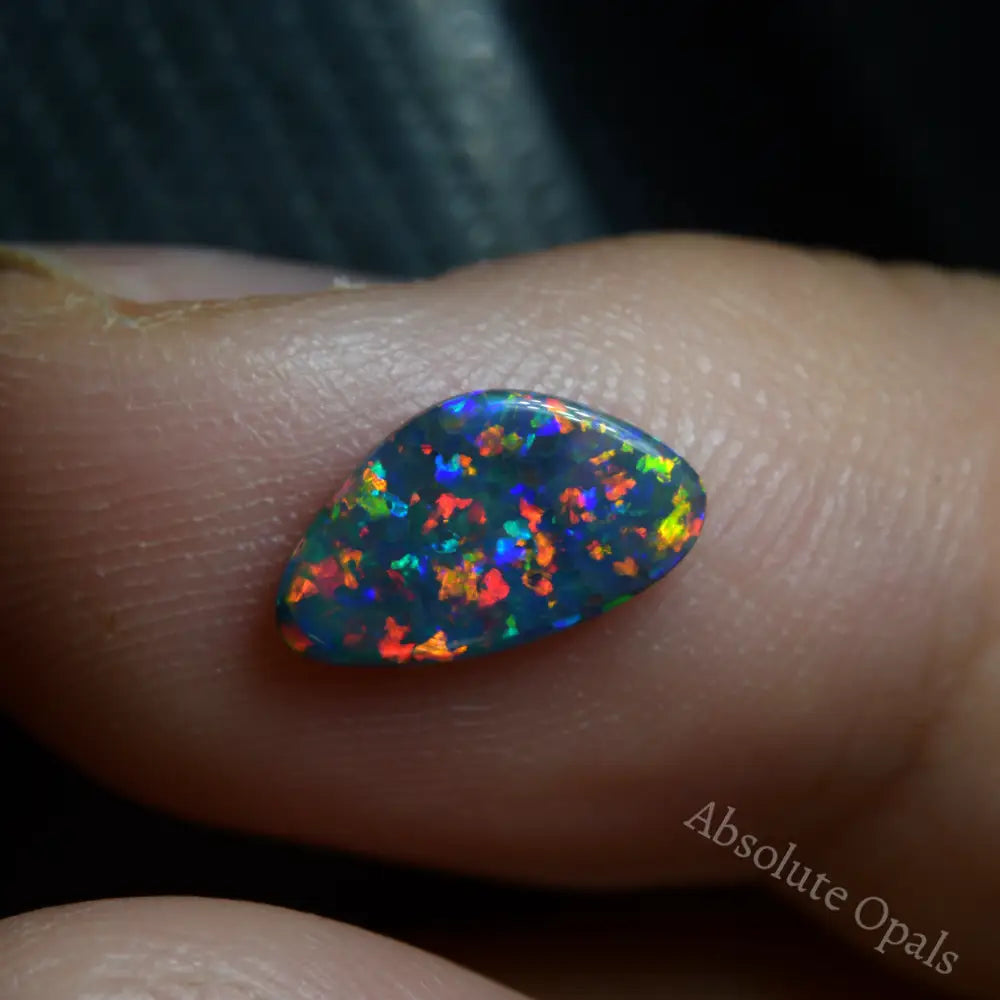 Black Opal Lightning Ridge Solid Stone