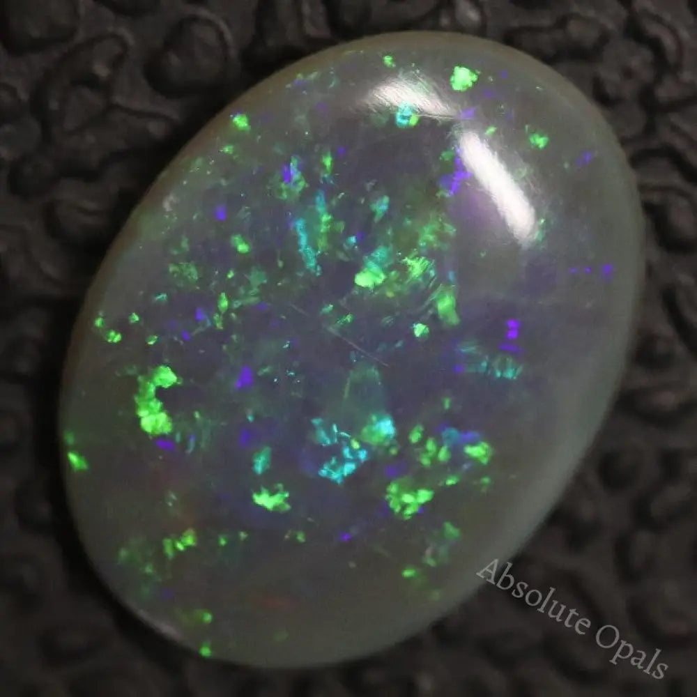 Australian Lightning Ridge, Semi Black Solid Opal, Cabochon Loose Stone