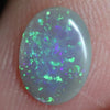 0.57 Cts Australian Lightning Ridge Semi Black Solid Opal