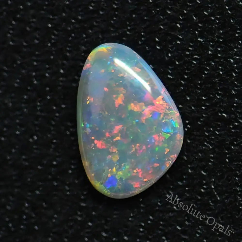 0.65 Cts Australian Semi Black Opal Solid Lightning Ridge