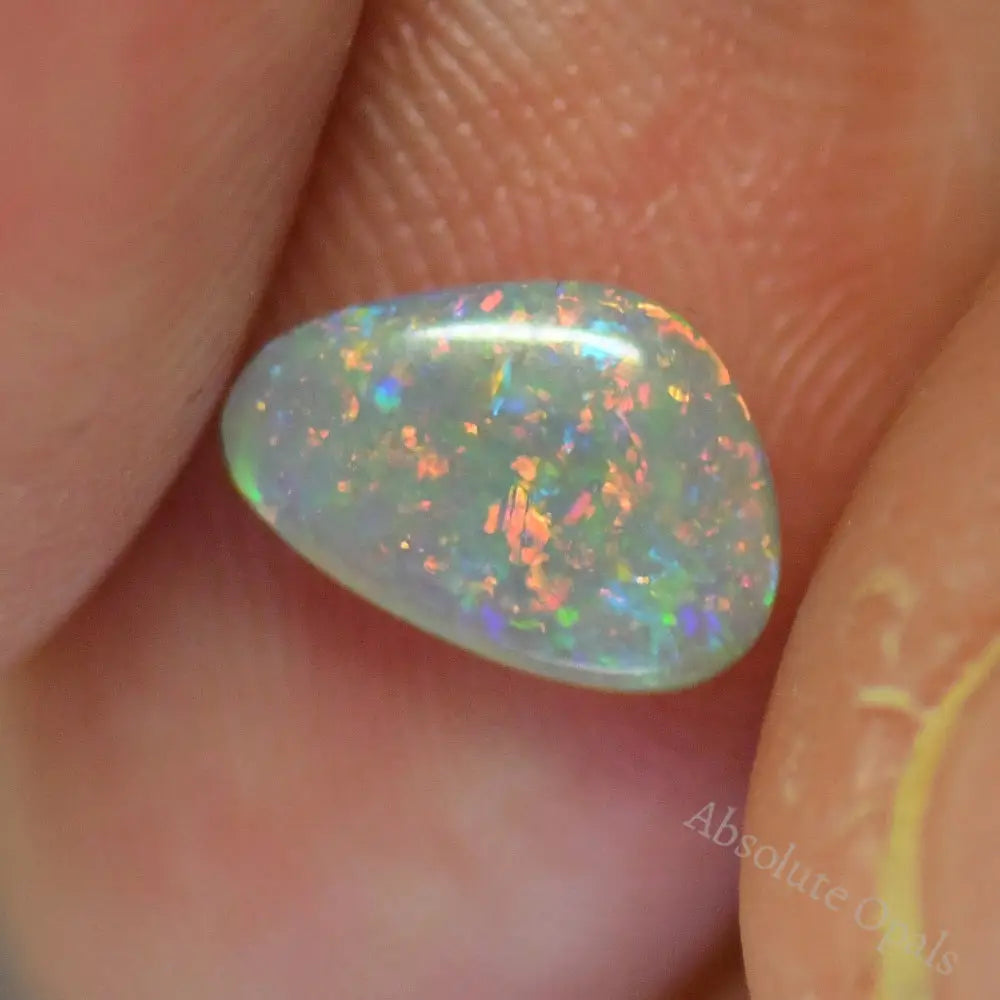 0.65 Cts Australian Semi Black Opal Solid Lightning Ridge