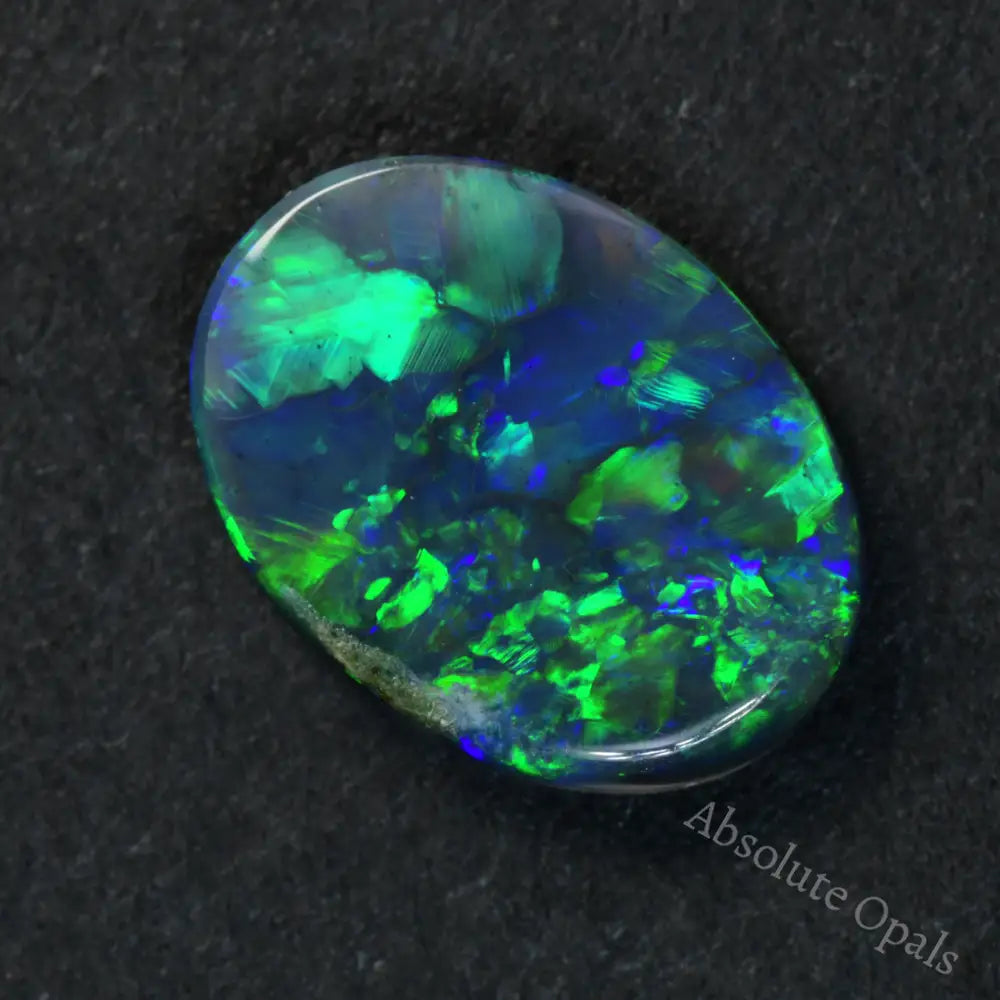 Genuine Australian Black Opal – Rare Solid Gemstone with Stunning Color Play