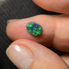 0.68 cts Black Opal Lightning Ridge Solid Stone