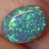 0.70 Cts Australian Black Opal Lightning Ridge Solid Cabochon