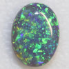 0.70 Cts Australian Black Opal Lightning Ridge Solid Cabochon