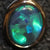 0.70 G Australian Lightning Ridge Solid Black Opal Pendant Silver L17.8 Mm Jewellery