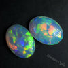 0.74 cts Opal Cabochon Pairs Solid Stones South Australia