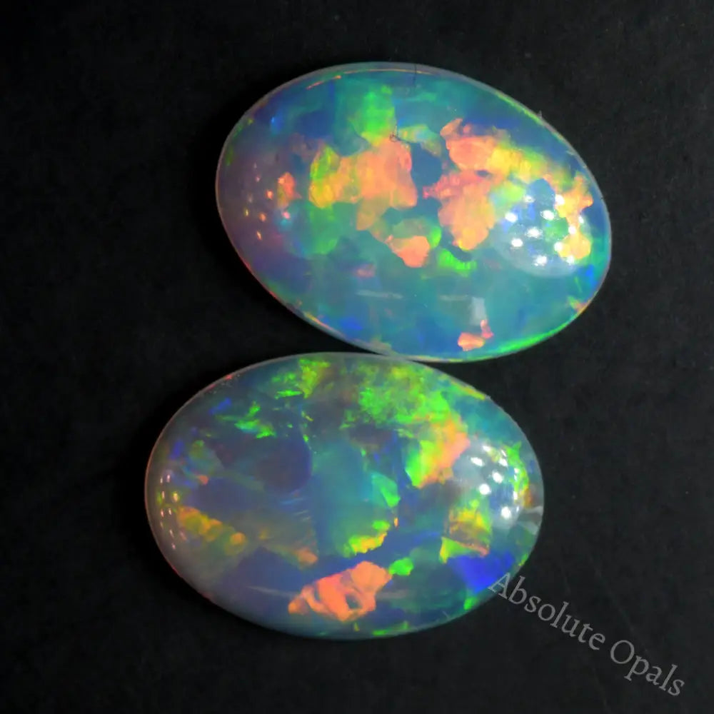 0.74 cts Opal Cabochon Pairs Solid Stones South Australia