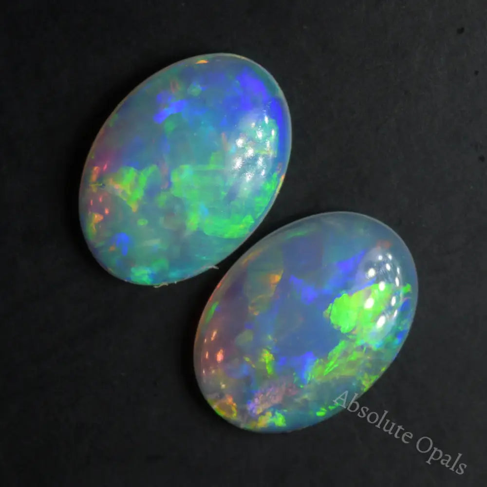 0.74 cts Opal Cabochon Pairs Solid Stones South Australia