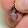 0.76G Australian Lightning Ridge Solid Opal Pendant Silver L19.3 Mm Jewellery