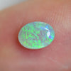 0.79 Cts Australian Solid Opal Cut Stone Lightning Ridge Light