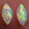 0.80 Cts Opal Cabochon Pairs Australian Solid Stone South Australia Light