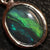  Australian Lightning Ridge Solid  Black Opal Pendant Silver