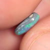 0.83Cts Australian Lightning Ridge Solid Opal Cabochon Semi Black