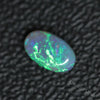 0.83Cts Australian Lightning Ridge Solid Opal Cabochon Semi Black