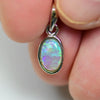 solid opal pendant