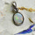 Australian Lightning Ridge Solid Opal Pendant Silver