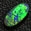 0.89 Cts Australian Semi Black Solid Opal Lightning Ridge Stone