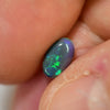 0.96 Cts Australian Black Opal Solid Stone Lightning Ridge