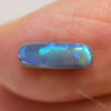 0.96 Cts Australian Semi Black Solid Opal Lightning Ridge