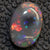 0.97 Cts Australian Semi Black Opal Solid Lightning Ridge Cabochon Loose Stone