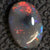 0.97 Cts Australian Semi Black Opal Solid Lightning Ridge Cabochon Loose Stone