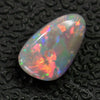 0.99 Cts Australian Semi Black Solid Opal Lightning Ridge Stone