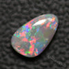 0.99 Cts Australian Semi Black Solid Opal Lightning Ridge Stone