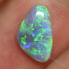 1.05 Cts Australian Semi Black Solid Opal Lightning Ridge