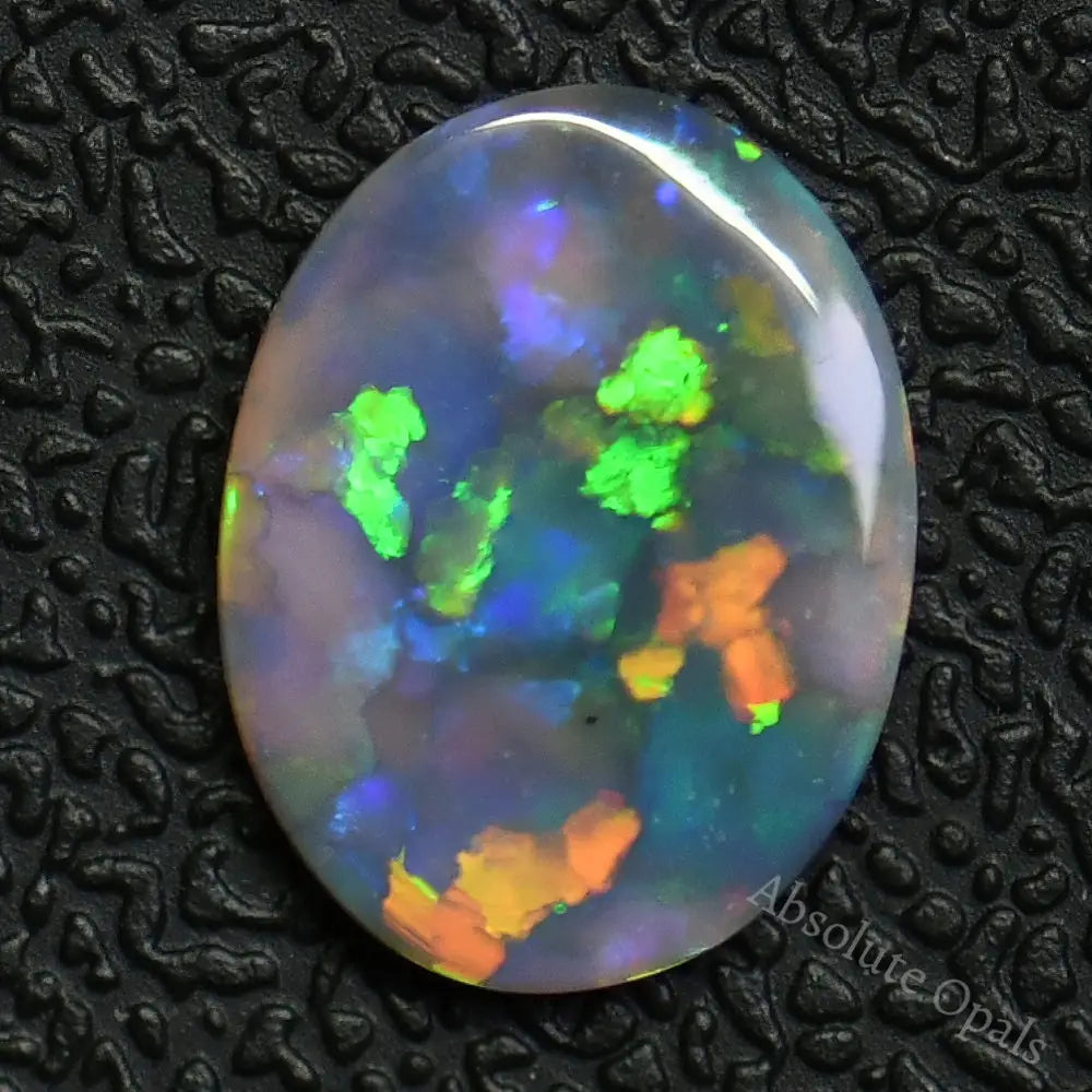 Single Semi Black Opal, Lightning Ridge Cabochon