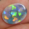 1.06 Cts Australian Semi Black Opal Solid Lightning Ridge Cabochon