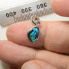 &quot;Polished Australian Boulder Opal in an elegant silver pendant setting