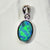 Australian Doublet Opal with Silver Pendant