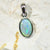 Australian Lightning Ridge Solid Opal Pendant Silver