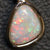 Australian Lightning Ridge, Solid Opal, Silver Pendant 