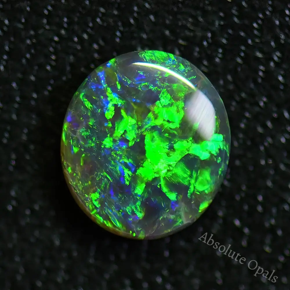 Australian Black Opal Solid Lightning Ridge