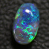 1.09 Cts Australian Semi Black Crystal Solid Opal Lightning Ridge