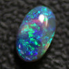 1.09 Cts Australian Semi Black Crystal Solid Opal Lightning Ridge