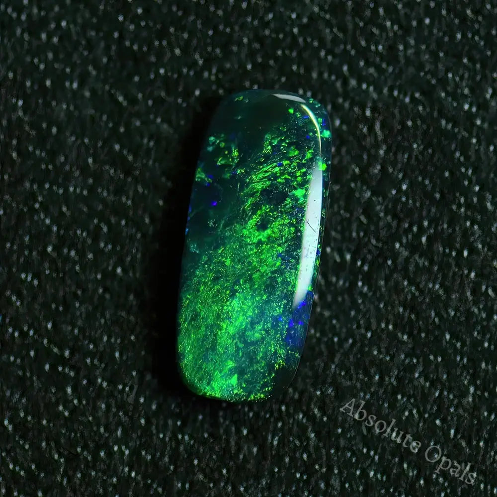 Australian Black Opal Solid Lightning Ridge