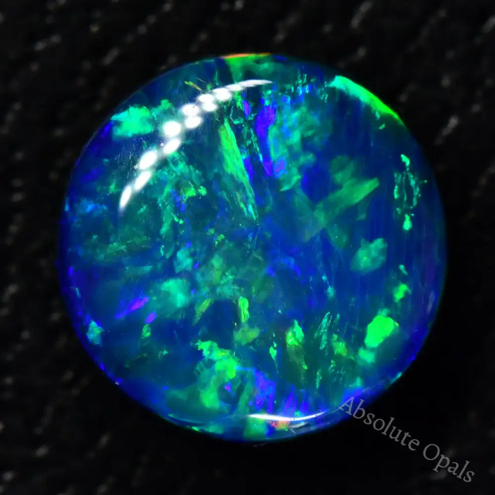 Australian Opal, Doublet Stone Cabochon, Lightning Ridge