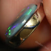 1.10 G Australian Lightning Ridge Solid Black Opal Silver Pendant L17.6 Mm Jewellery