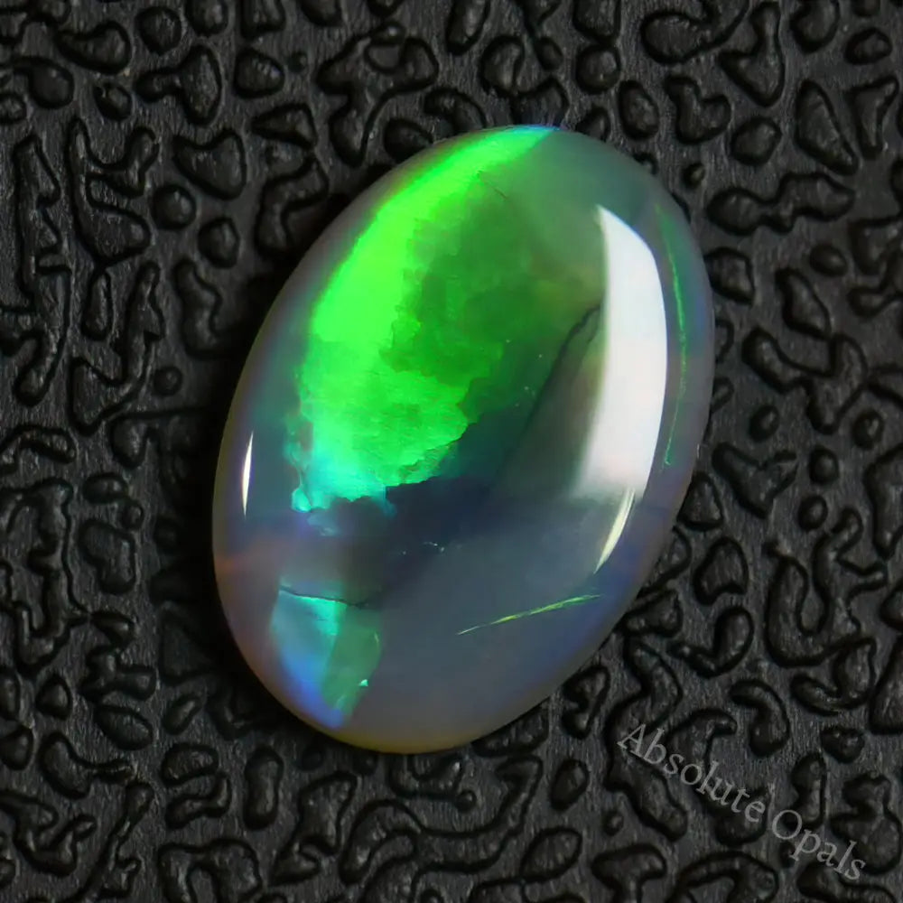 1.12 Cts Australian Semi Black Opal Solid Lightning Ridge - Crystal