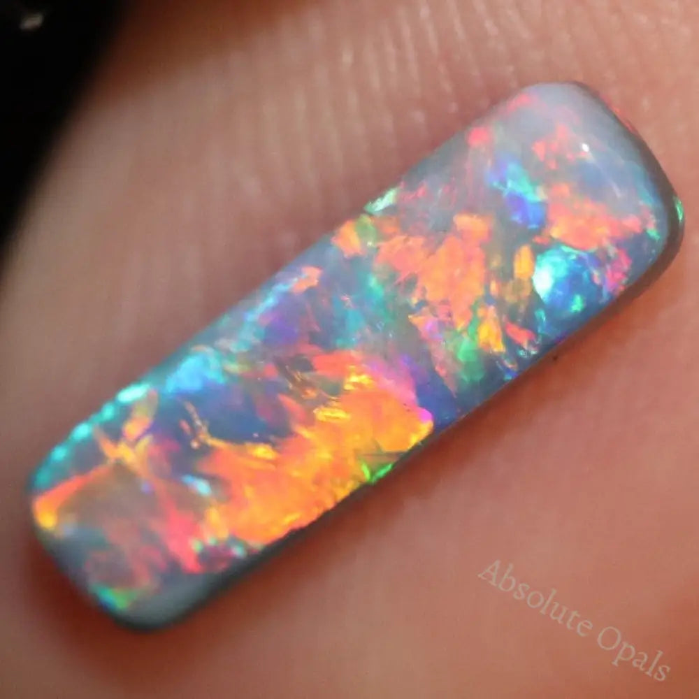 Australian Black Opal Lightning Ridge, Solid Gem Stone, Cabochon