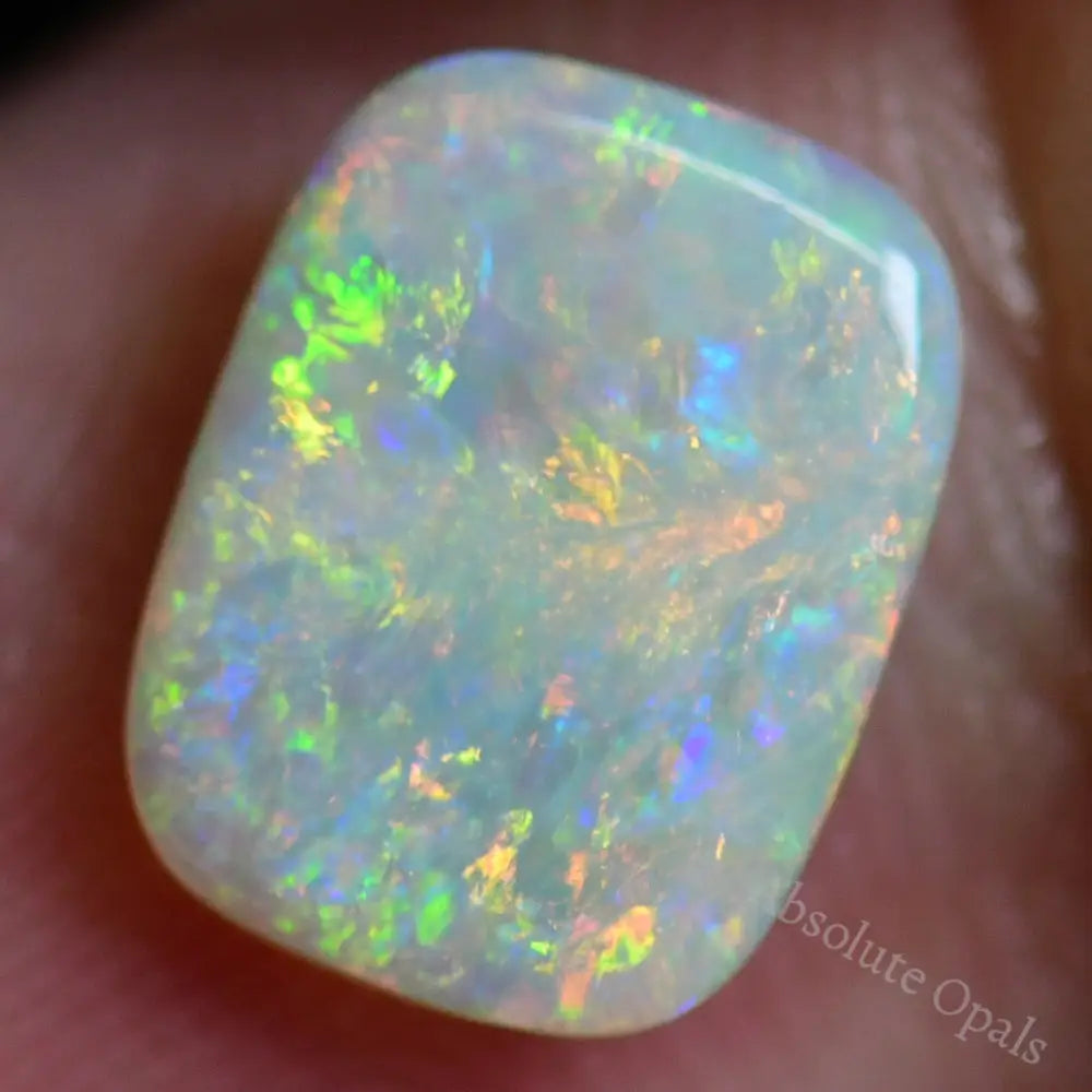 1.14 Cts Australian Solid Opal Cut Stone Lightning Ridge Light