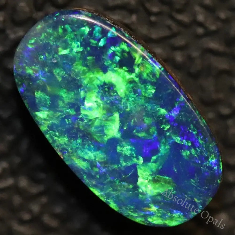 Australian Boulder Opal, Doublet Stone, Cabochon