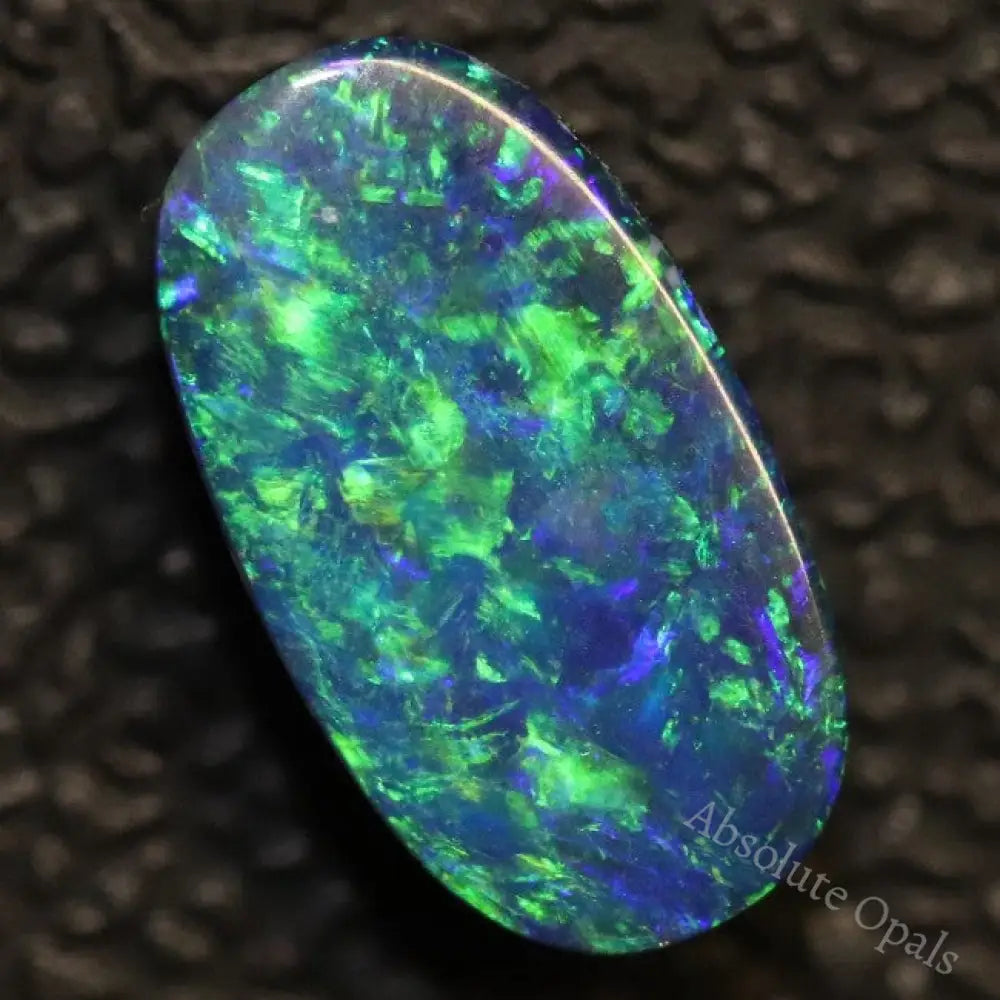 1.15 Cts Australian Opal Doublet Stone Cabochon